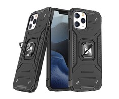 Wozinsky Ring Armor dėklas skirtas iPhone 12 Pro Max, juodas