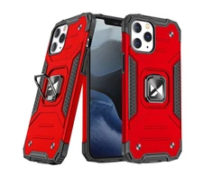 Wozinsky Ring Armor Apple iPhone 14 Pro armored magnetic holder ring dėklas telefonui raudonos spalvos
