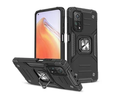 Wozinsky Ring Armor dėklas skirtas Mi Poco M4 Pro 5G / Redmi Note 11 5G (Kinija) / Redmi Note 11T 5G / Redmi Note 11S 5G, juodas