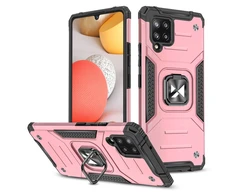 Wozinsky Ring Armor dėklas skirtas Samsung Galaxy A42 5G, rožinis