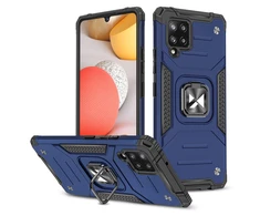 Wozinsky Ring Armor dėklas skirtas Samsung Galaxy A42 5G, mėlynas