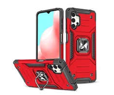 Wozinsky Ring Armor dėklas skirtas Samsung Galaxy A73, raudonas