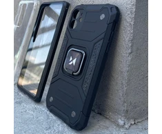 Wozinsky Ring Armor dėklas skirtas Samsung Galaxy A13 5G, juodas