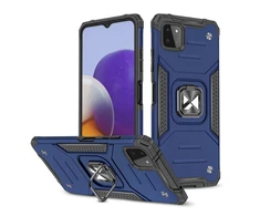 Wozinsky Ring Armor dėklas skirtas Samsung Galaxy A22 4G, mėlynas