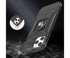 Wozinsky Ring Armor tvirtas hibridinis dėklas skirtas iPhone 13, sidabrinis
