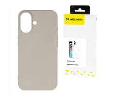 Dėklas Wozinsky Silicone flexible silicone for Samsung Galaxy S25 Ultra – beige