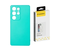 Dėklas Wozinsky Silicone Samsung Galaxy S24 FE – dėkals telefonui mėtų spalvos