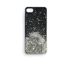 Wozinsky Star Glitter Shining dėklas skirtas Xiaomi Redmi Note 9T 5G, juodas