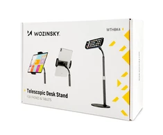 Wozinsky stovas planšetiniam kompiuteriui ir telefonui ant stalo juodas (WTHBK4)