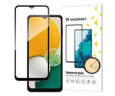 LCD apsauginis stikliukas Wozinsky 5D pritaikytas dėklui Samsung A135 A13 4G juodas