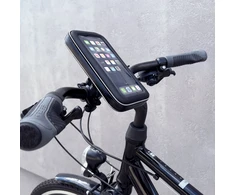 Wozinsky phone holder bike, motorcycle, scooters dėklas telefonui juodos spalvos WBHBK7