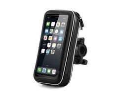 Wozinsky phone holder bike, motorcycle, scooters dėklas telefonui juodos spalvos WBHBK7