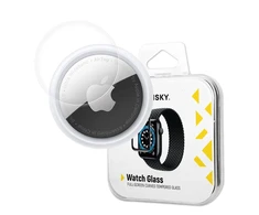 Wozinsky Watch Glass hibridinis AirTag stiklas juodas