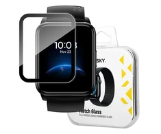 Wozinsky Watch Glass hibridinis stiklas, skirtas Realme Watch 2 juodas