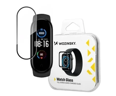 Wozinsky Watch Glass hibridinis stiklas, skirtas Xiaomi Mi Band 5 juodas