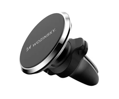 Wozinsky WUMKO magnetinis telefono laikiklis for car air vent – juodos spalvos