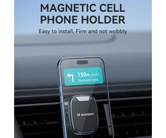 Wozinsky WUMTK magnetinis telefono laikiklis automobiliui air vent – juodos spalvos