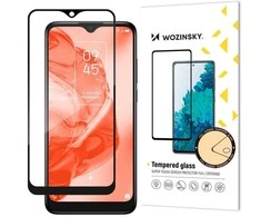 Wozinsky super durable Full Glue apsauginis stiklas full screen with Case Friendly TCL 205 juodas frame