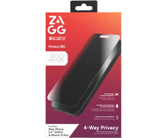 ZAGG InvisibleShield Glass Elite Privacy 360, skirtas iPhone 15 Plus / 16 Plus