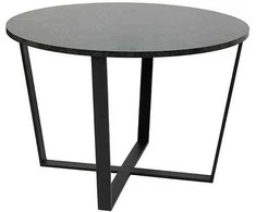 Black Red White Home4You Valgomojo stalas AMBLE D110xh75cm, juodas marmuras Stalas (MT_ACT/STO_GOSOL_110X75-BLACK)