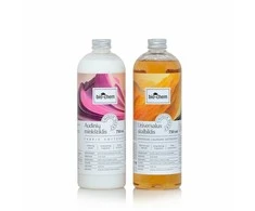 Rinkinys: parfumuotas skalbiklis ir minkštiklis UNIQUE SCENT