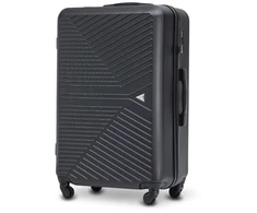 Kelioninis Didelis lagaminas lagaminas Wings Merlin juodas iš polikarbonato
