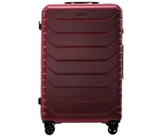 Kelioninis Didelis lagaminas Wings CRK01 tamsiai raudonas
