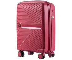 Kelioninis Didelis raudonas (rose red) lagaminas Wings DQ181-04