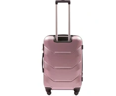 Kelioninis Nedidelis šviesiai ružavas (rose auksinis) lagaminas Wings TD147 (rankiniam bagažui) S
