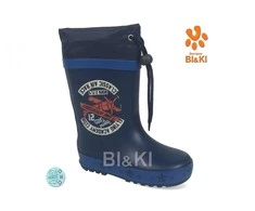 Mėlyni BL&amp;KL botai berniukams 0862 su pašiltinimu