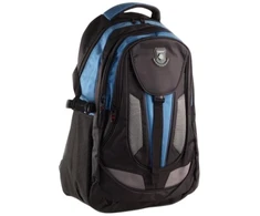Talpi juoda+mėlyna turistinė-sportinė NEW BERRY kuprinė 2251