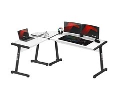 Kampinis žaidimų stalas Huzaro Hero 6.0, Baltos/Juodos spalvos