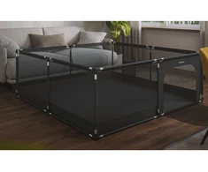 King Kids Baby playpen Cozy 28 Graphite - 200 cm