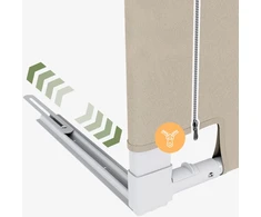 Tulano Meester Group Sp. su o.o. Bed guard rail 180cm Cover 48 rusvai gelsvas