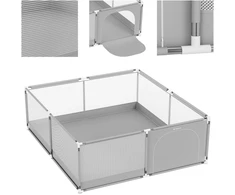 Tulano Cozy 28 Pilkas baby playpen