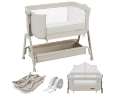 Tulano Dream 50 rusvai gelsvas crib for extra beds