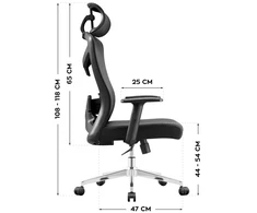 Mark Adler Fotel sukamasis Manager 2.6 Juodas