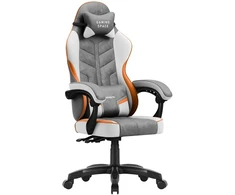 Meester Group Sp. z o.o. Force 2.7 Pilkas velour gaming chair