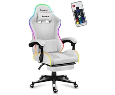 Meester Group Sp. z o.o. Force 4.7 RGB Baltas gaming chair