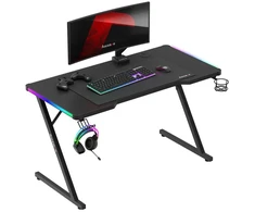Meester Group Sp. z o.o. Hero 2.5 RGB Juodas 120 cm gaming desk