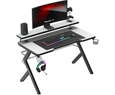 Meester Group Sp. z o.o. Hero 5.0 Baltas 120 cm gaming desk