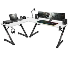 Meester Group Sp. z o.o. Hero 7.0 Baltas 154 cm corner gaming desk