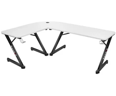 Meester Group Sp. z o.o. Hero 7.0 Baltas 154 cm corner gaming desk