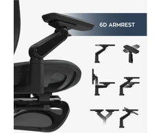 Meester Group Sp. z o.o. Leadpro 8.7 Juodas swivel chair