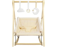 Meester Group Sp. z o.o. Rocking chair Moon 45 rusvai gelsvas