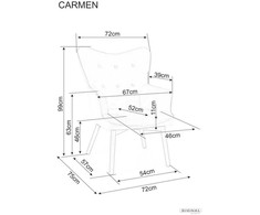 Fotelis Signal Meble Fotel Viešbutis „Carmen Raven“