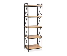 Signal Meble Pastatoma lentyna TABLO R5, 60 cm, ąžuolo/juoda