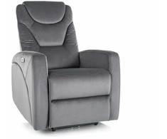Sofa Signal Meble „Kronos“ aksominis atlošiamas fotelis