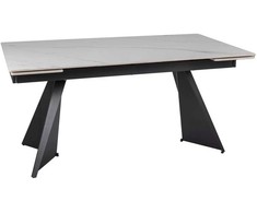Signal Meble Valgomojo stalas Laconi, 160-220 x 90 cm, balta