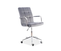 Furnitex Biuro kėdė Signal Meble Q-022 Velvet, pilka